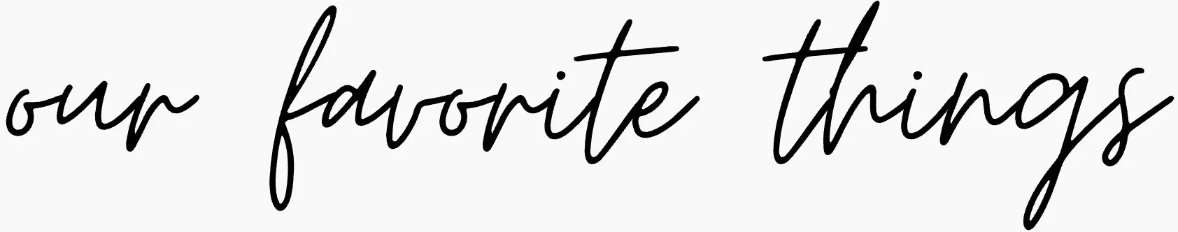Our Favorite Things logo